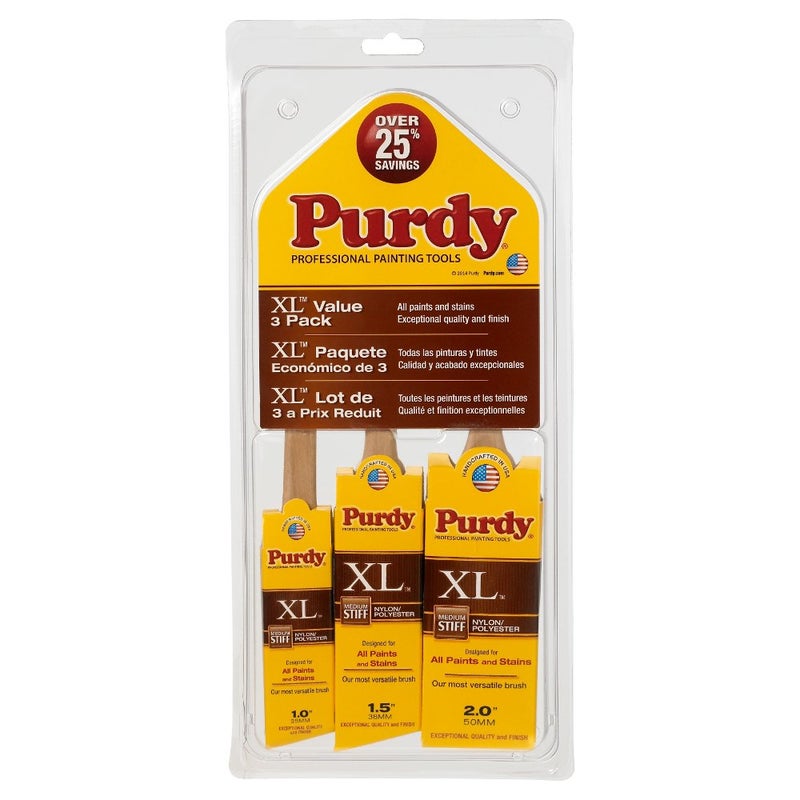Purdy 140853100 XL Brush 3 Pack - Image 1